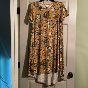 Gently worn size small Lularoe floral carly dress